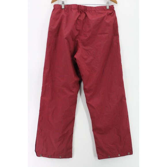 HELLY Hansen Helly Tech Pants Mens Performance Packable Red Waterproof Large 90s - Picture 9 of 12